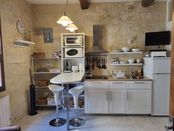 Mikrovågsugn, ugn och spishäll