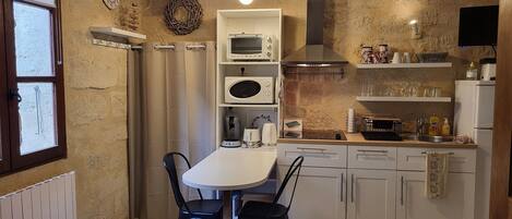 Microwave, oven, stovetop