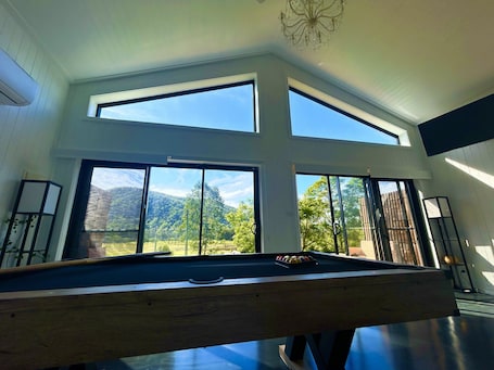 Games room. Stylish country guesthouse escape one hour from Sydney