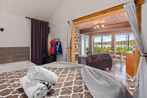 1 bedroom, travel crib, WiFi, bed sheets