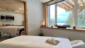 1 chambre, lit parapluie, Wi-Fi, draps fournis