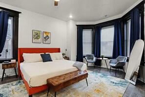 5 多间卧室、办公桌、熨斗/熨衣板、免费 WiFi