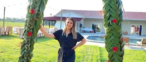 Majoituspaikan julkisivu