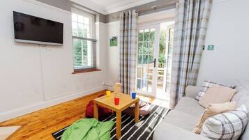 TV connectée, cheminée