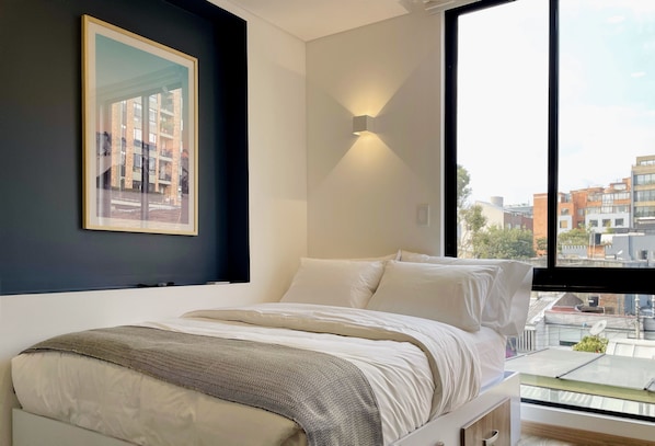 Apartment (308) | 1 bedroom, premium bedding, iron/ironing board, free WiFi - Serendipia By Wynwood House (Bogotá)