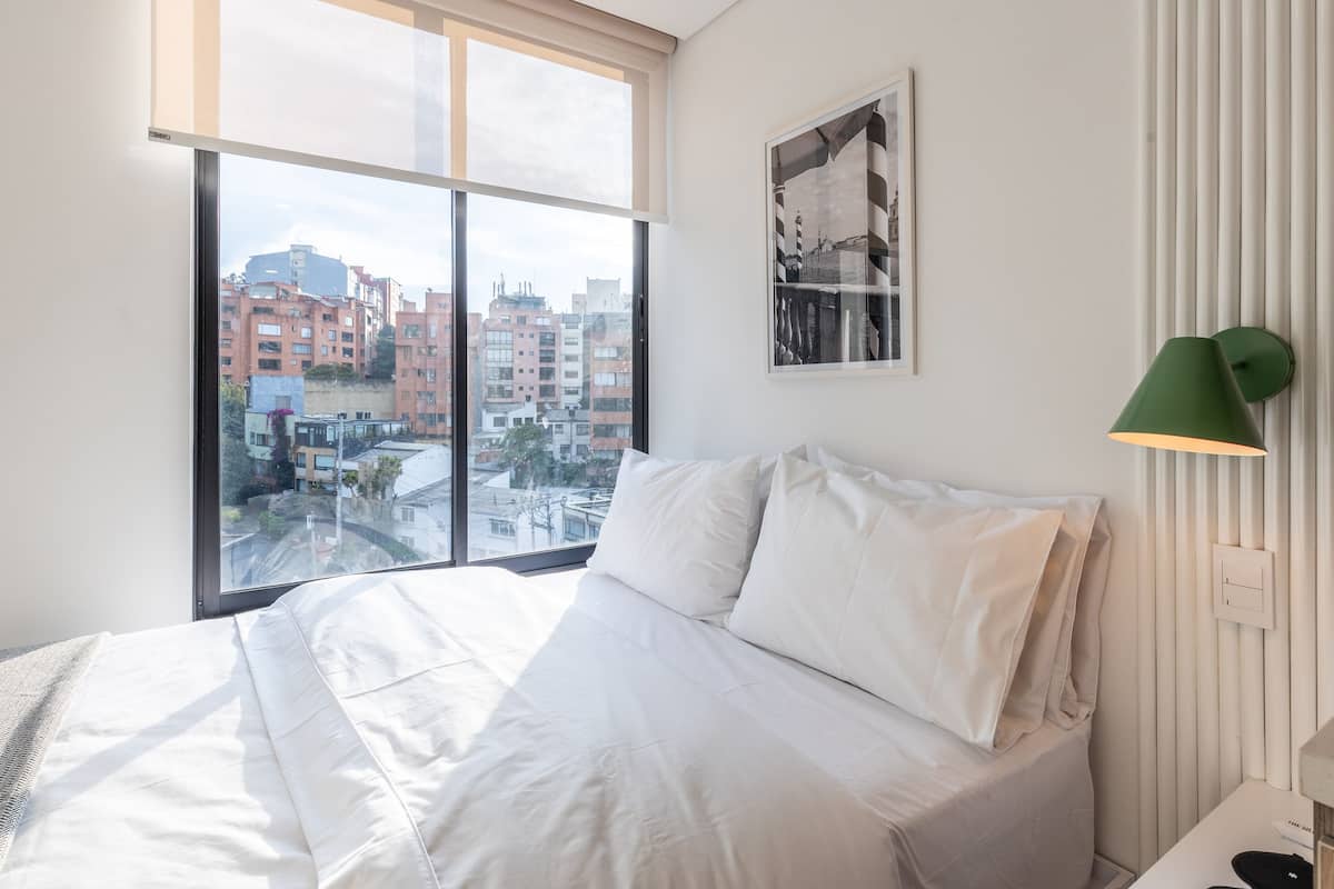 Apartment (601) | 1 Schlafzimmer, hochwertige Bettwaren, Bügeleisen/Bügelbrett