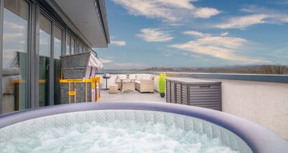 Immo-vision: Penthouse - Sauna - Jacuzzi - BBQ - See