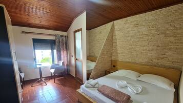 Economy Double Room, City View | 1 bedroom, desk, laptop workspace, free WiFi