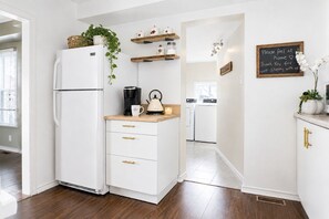 Fridge, microwave, oven, stovetop - Walk to Beach and Downtown: Wellington PEC Cottage (Prince Edward)