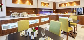 Gratis frukostbuffé varje dag 