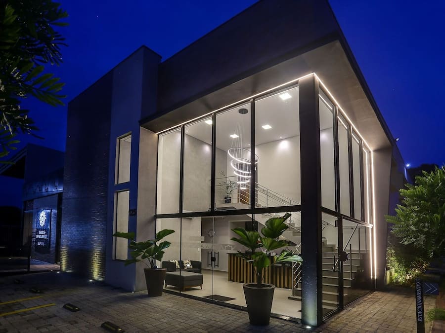 Voorkant van accommodatie