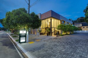 Façade de l’hébergement