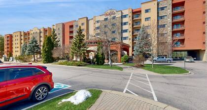 Inviting studio near skiing with on-site golf, central AC, balcony, & free WiFi
