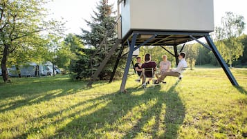 Luxus házikó, kilátással a parkra | Terasz/udvar