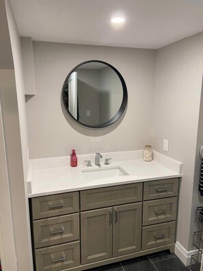 Towels, soap, toilet paper