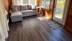 Living area - Riverfront Retreat | Fire, Sunroom, Kayaks, Tubes (Sears)