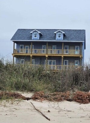 Exterior - All Decked Out! ! BRAND NEW BUILD 2024! HOT TUB! GOLF CART! Pets! Beachfront! (Surfside Beach)