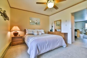 1 多间卧室、熨斗/熨衣板、WiFi、床单