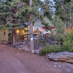Exterior - Cozy, secluded cabin, great location and beautiful spa with sweeping views! (Kings Beach)