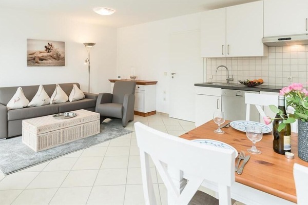 heller und moderner Wohnbereich in der Wohnung 3 des Haus Handel in der Gorch Fock Str. 23, in Westerland...