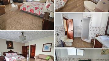 9 habitaciones, tabla de planchar con plancha, wifi y ropa de cama