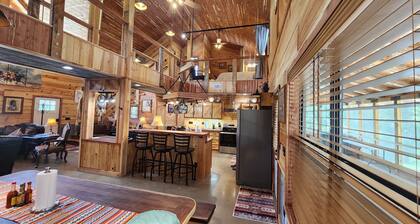 The Indian Lodge in Sunset Valley on the White River