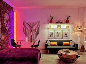 50-tums platt-tv med kabelkanaler, Netflix och streamingtjänster