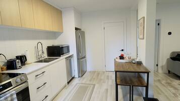 Microwave, oven, dishwasher, toaster