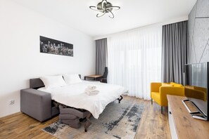 Iron/ironing board, WiFi, bed sheets - Wiślane Tarasy 2.0 Chic Studio (Kraków)