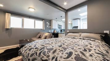 1 多间卧室、熨斗/熨衣板、免费 WiFi、床单