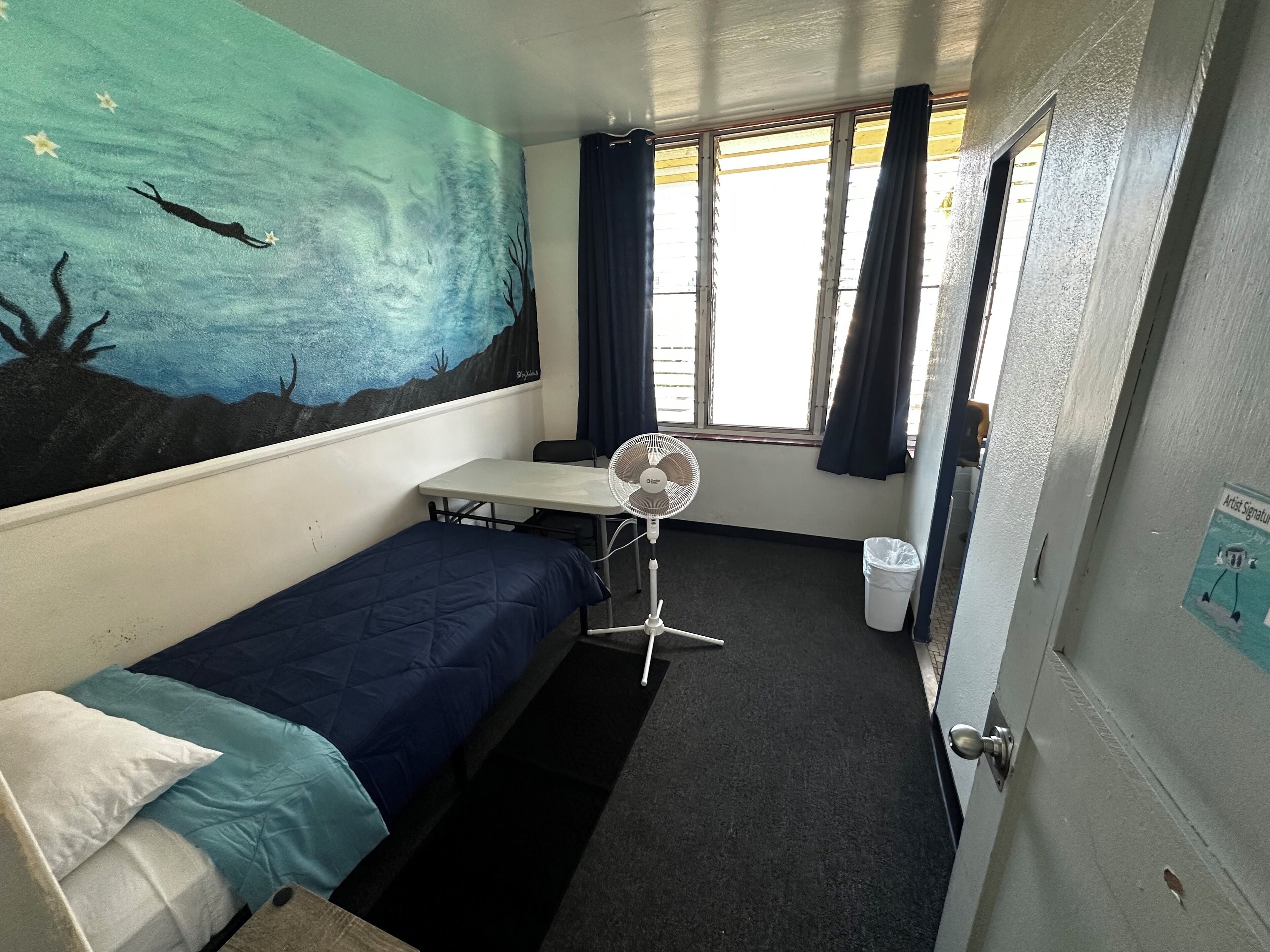 Economy Single Room, Mixed Dorm, Non Smoking, City View | Desk, free WiFi, bed sheets