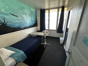 Economy Single Room, Mixed Dorm, Non Smoking, City View | Desk, free WiFi, bed sheets - Central YMCA Residences (Honolulu)