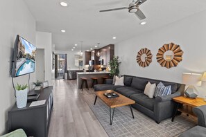 Living area - The Lofts 2|Community Pool w/water slide and hot tub, grill, Smart TV (Saint George)