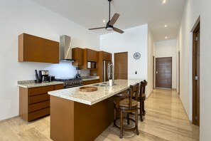 Private kitchen - Lux New Condo in Gated Community w/ Pool Arch View Close to Downtown Cabo (Cabo San Lucas)