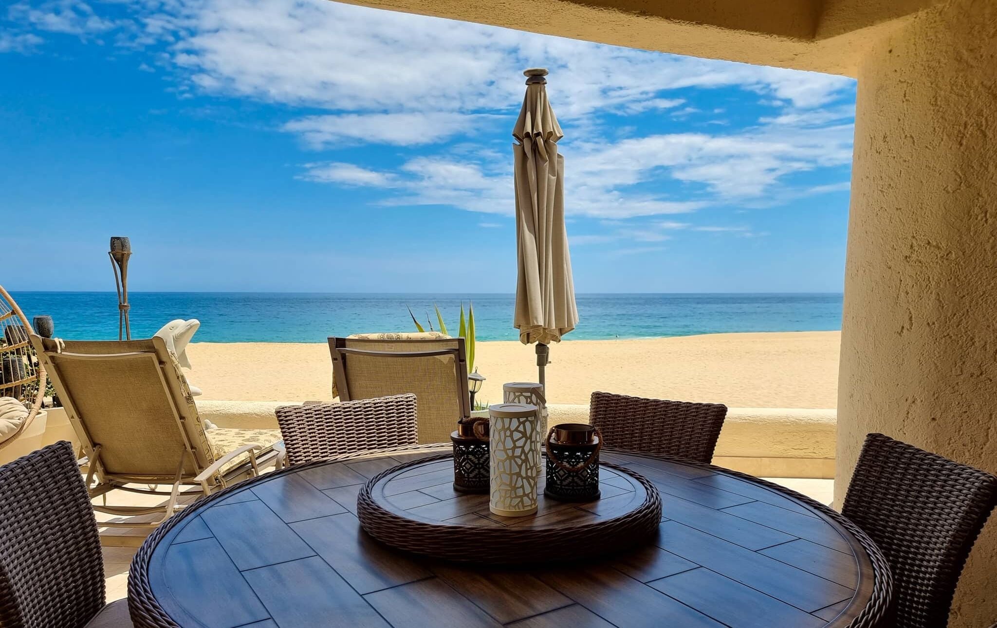 Condo de lujo, 3 habitaciones, vista al océano | Terraza o patio