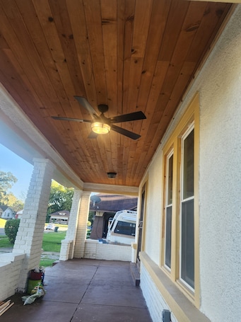 Exterior detail. Historic Comfort Bungalow