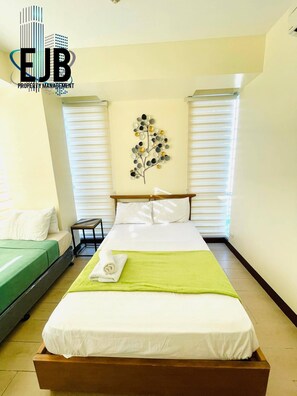 Deluxe Condo | 1 bedroom, in-room safe, blackout curtains, soundproofing - EJB PROPERTY at My Suites (Lapu-Lapu)