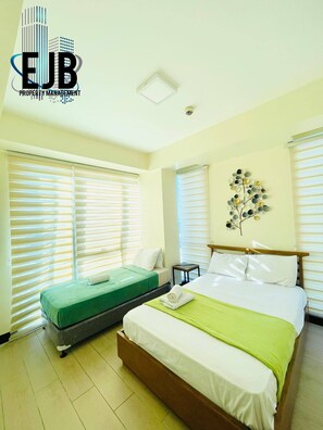 Deluxe Condo | 1 bedroom, in-room safe, blackout curtains, soundproofing - EJB PROPERTY at My Suites (Lapu-Lapu)