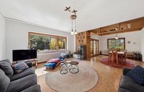 TV connectée, cheminée