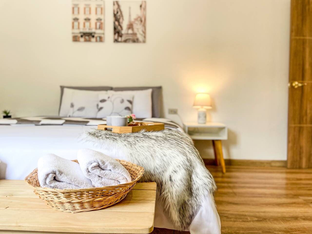 1 chambre, bureau, Wi-Fi, draps fournis