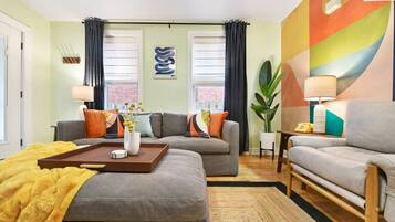 Smart TV, books, stereo, computer monitors