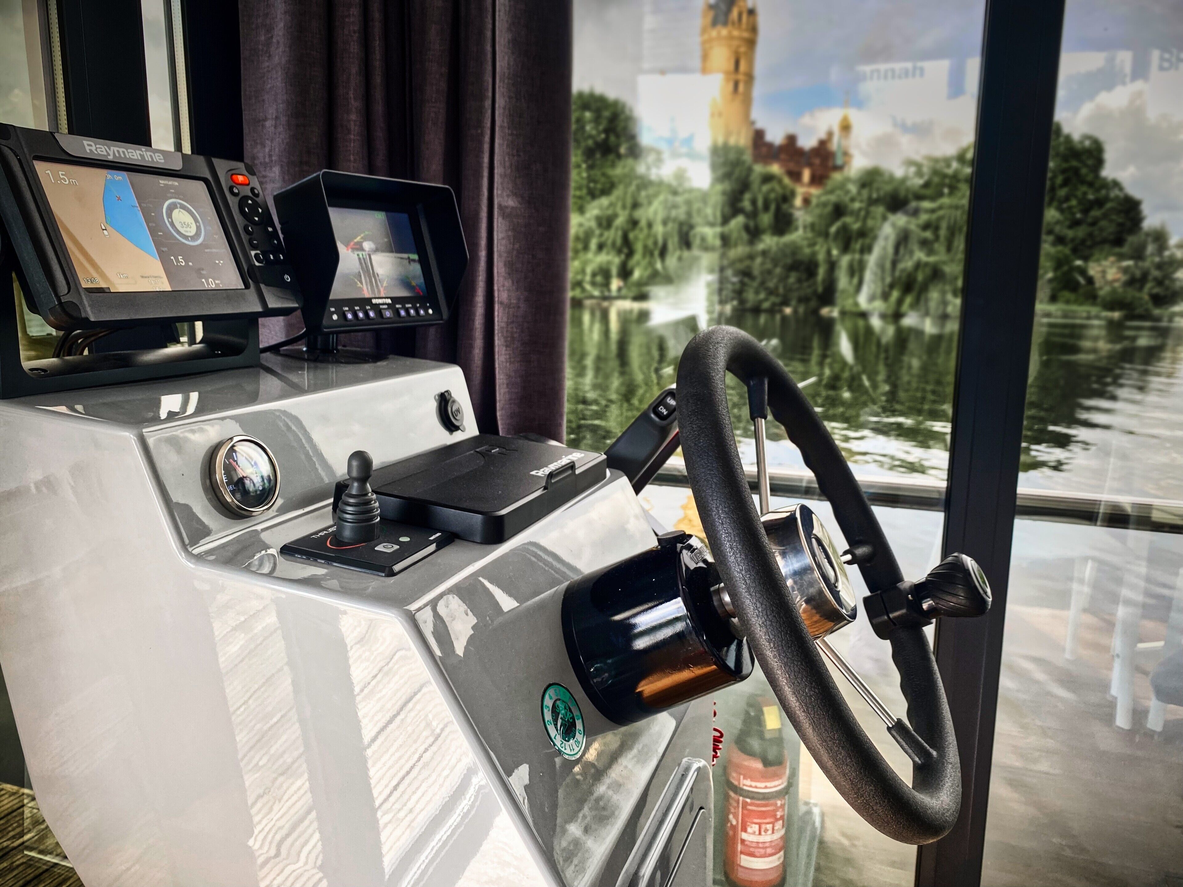 Blick von der Unterkunft