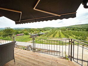 Terrace/patio - Apartment 'Ferienwohnung Eichert  55qm' with Balcony and Wi-Fi (Sasbach am Kaiserstuhl)