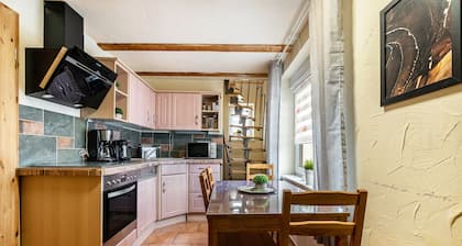 Casa de vacaciones 'Ferienhaus Fichtelberg' con vistas a la montaña, terraza privada y Wi-Fi