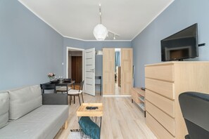 Apartment, 1 Schlafzimmer, Küche | Wohnzimmer