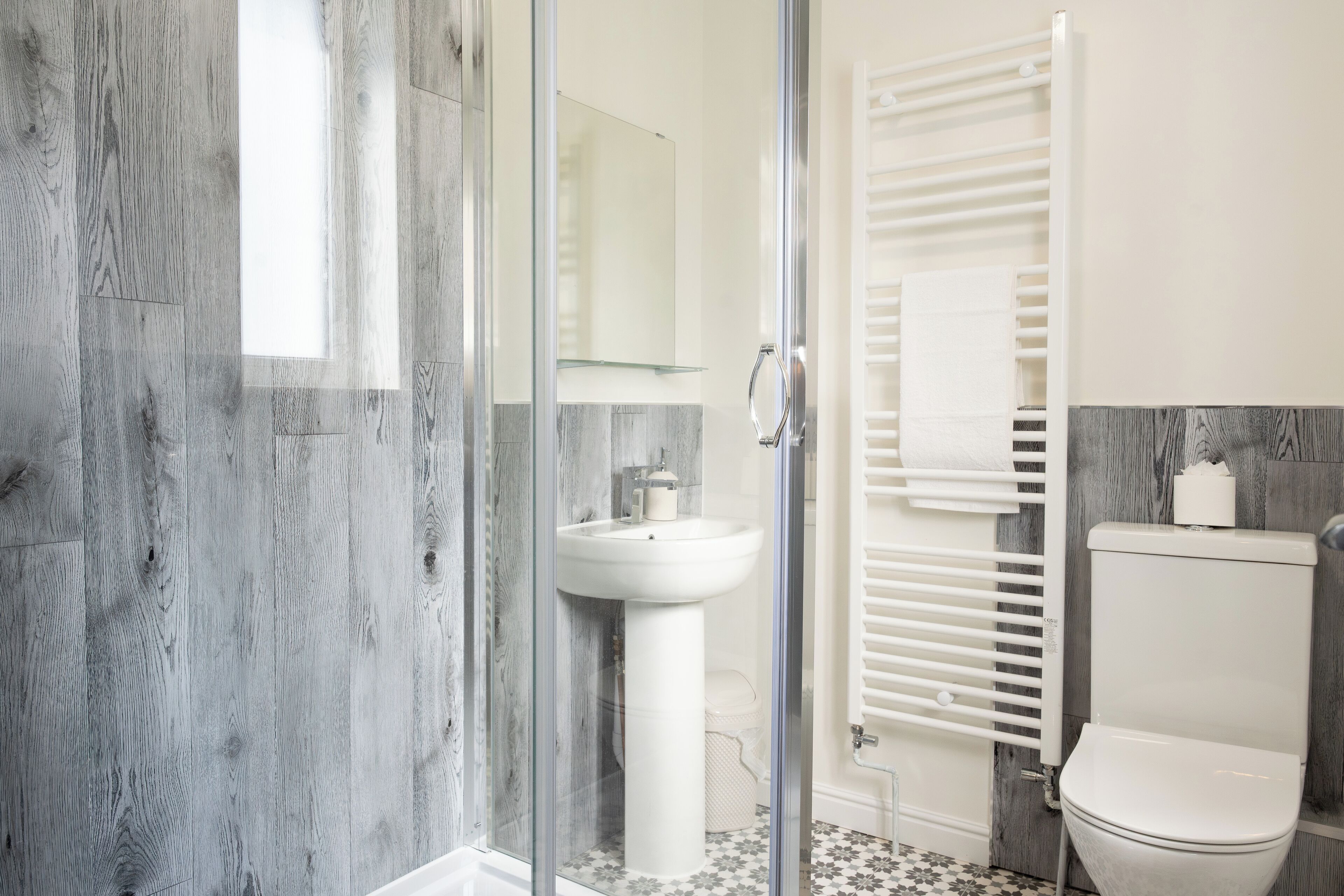 Shower, hair dryer