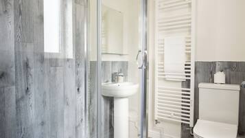 Shower, hair dryer