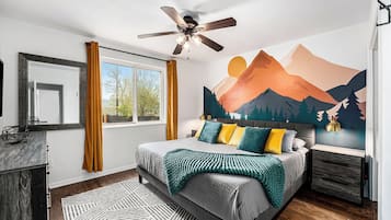 5 chambres, fer et planche à repasser, lit parapluie, Wi-Fi gratuit