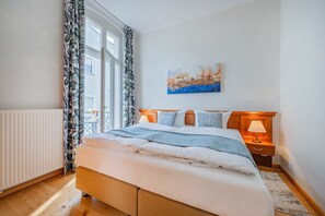 1 bedroom, travel crib, free WiFi, bed sheets