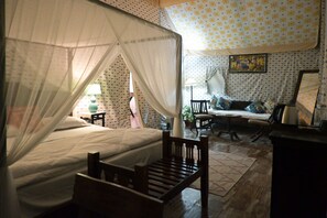 Premium Tent | Memory-foam beds, desk, free WiFi - Kumbh Village - Dining By Taj Ganges (Karchana)